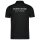Schwarzes Poloshirt mit Logo