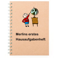 Notizbuch mit Wunschmotiv