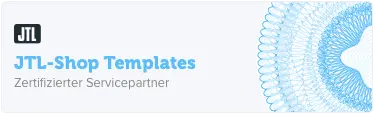 JTL Shop Teamplates Zertifizierung